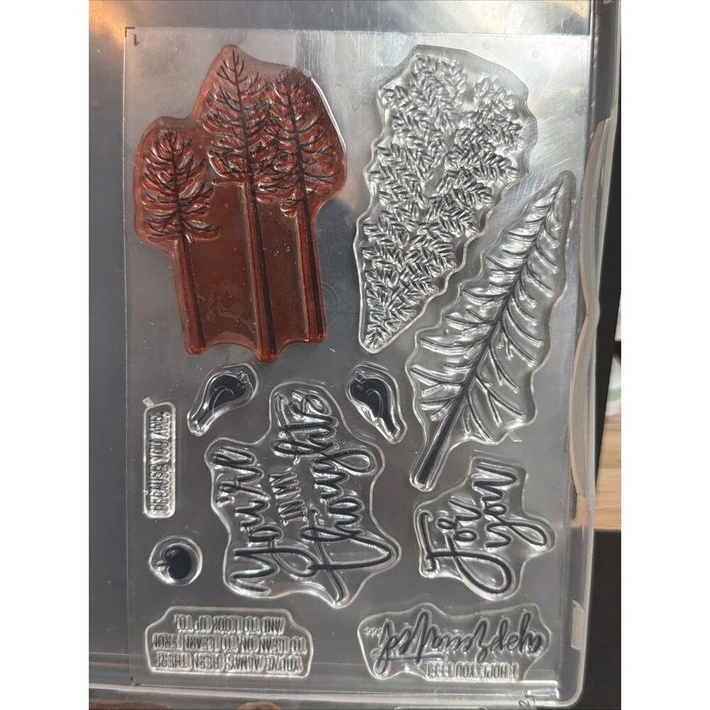 Stampin up Thoughtful Branches 23 Pcs Stamp Set Retired 143539 Photopolymer